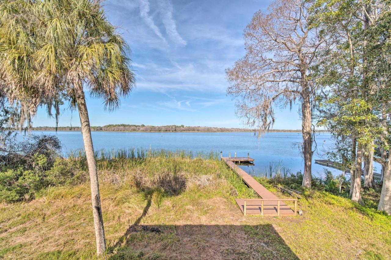 Lakefront Crystal River Home With Private Dock! Ngoại thất bức ảnh