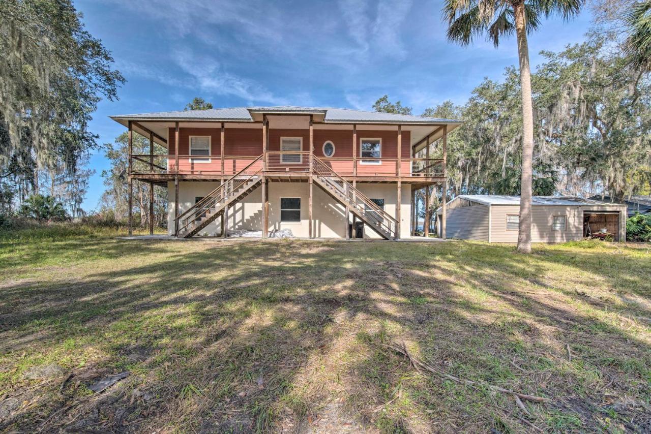 Lakefront Crystal River Home With Private Dock! Ngoại thất bức ảnh