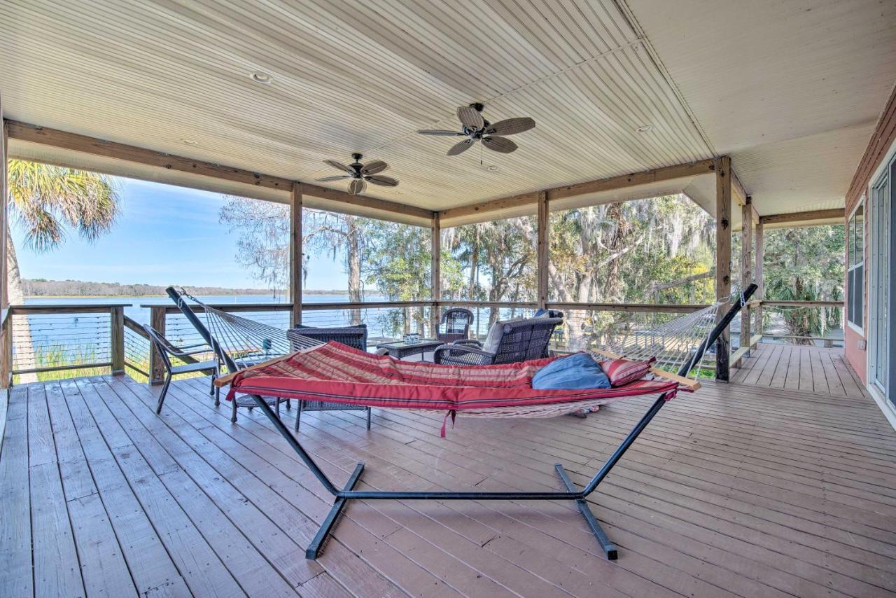 Lakefront Crystal River Home With Private Dock! Ngoại thất bức ảnh